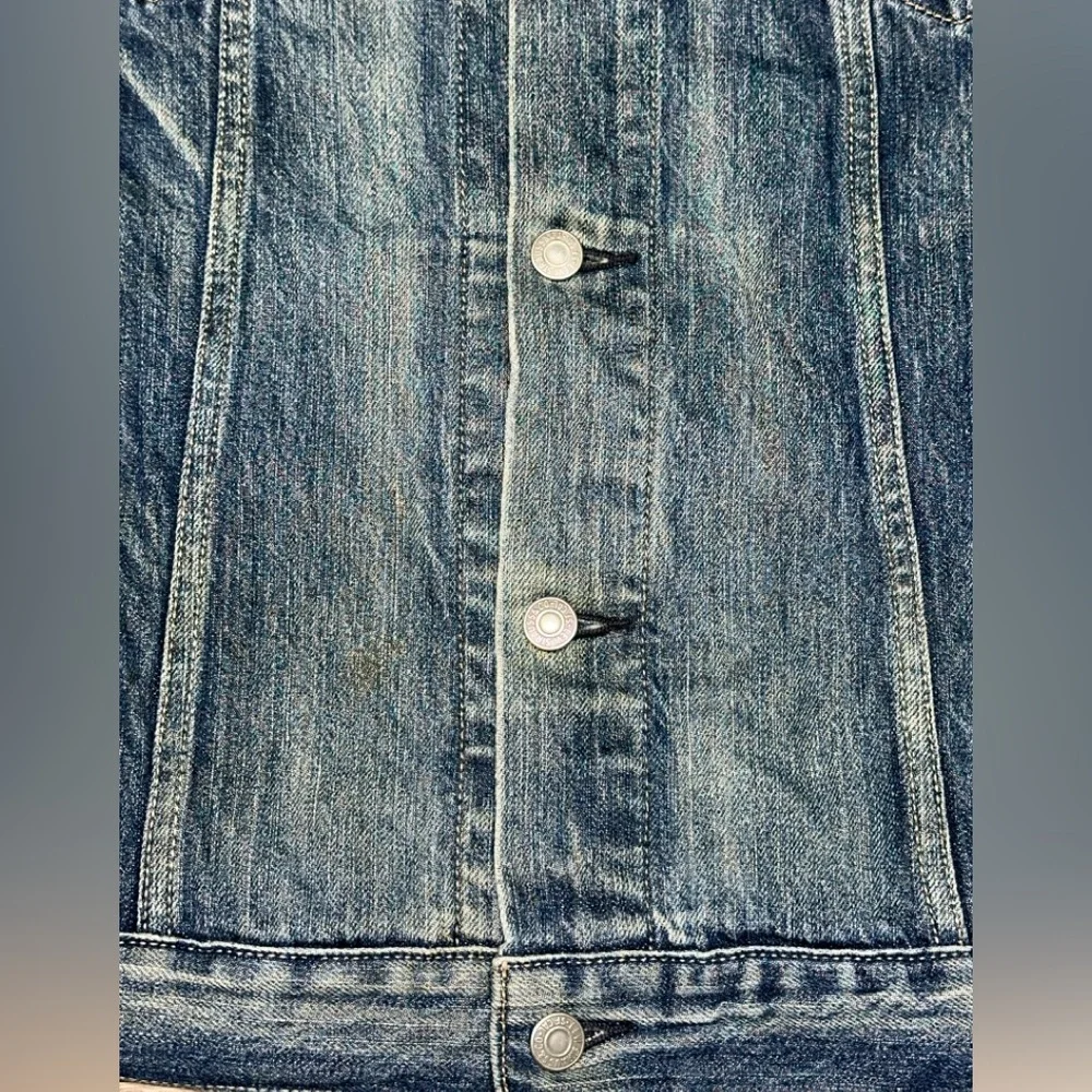 Levi’s Type III Denim Trucker Jacket XL Distressed Wash GUC - Picture 7 of 11